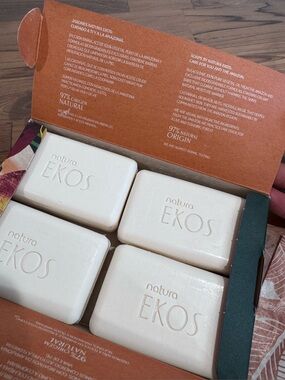 Natura Ekos Brazil Nut Soap Bars – Set of 4